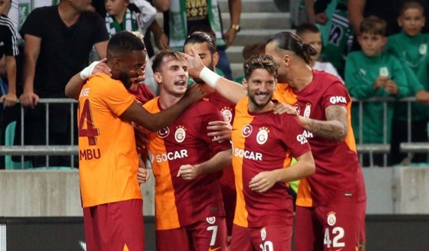 Galatasaray tur kapısını 3 golle araladı