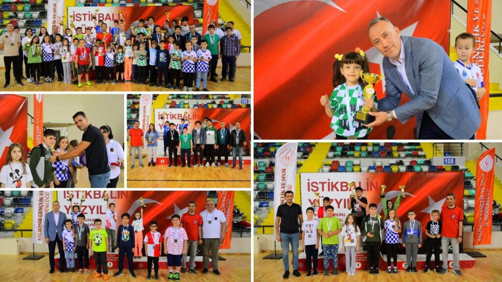 Cumhuriyet Bayramı Satranç Turnuvası ödül töreni ile sona erdi.