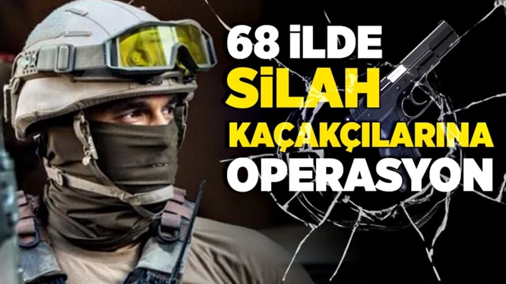 BALIKESİR dahil 68 ilde ruhsatsız silah taşıyanlara ve silah kaçakçılarına operasyon: Bin 129 gözaltı