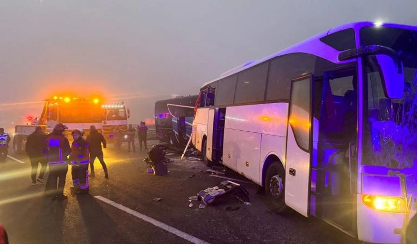 Kuzey Marmara Otoyolu’nda zincirleme kaza: 11 ölü, 57 yaralı