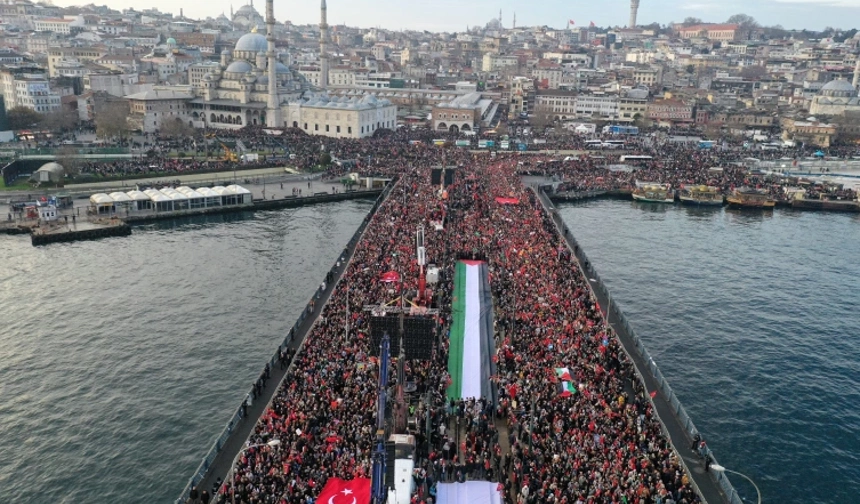2024’ün ilk gününde İstanbul’da büyük yürüyüş