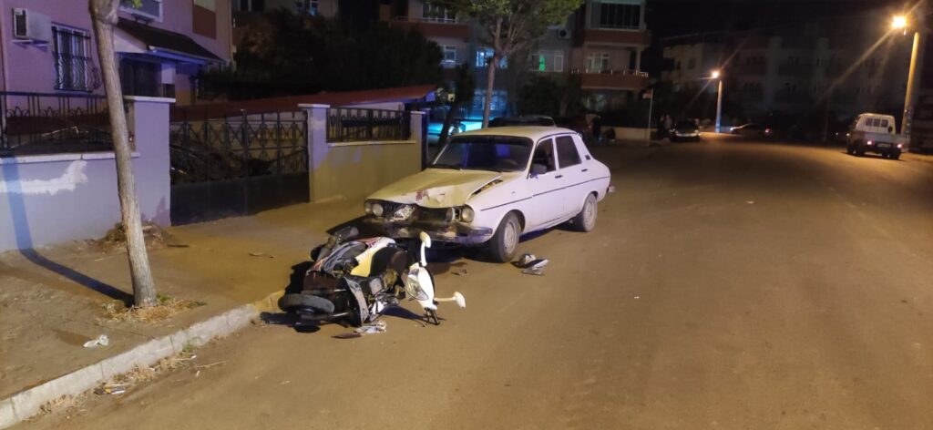 Bigadıç’ta trafik kazasında 2 kişi yaralandı.
