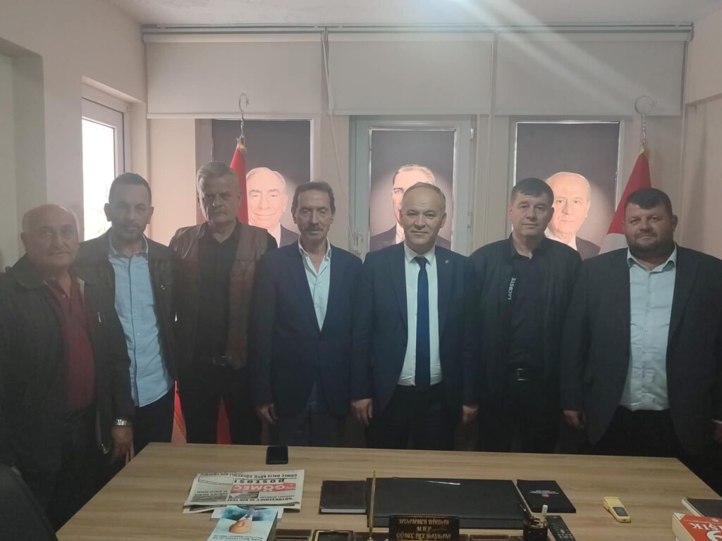MHP Balıkesir İl Başkanı Niyazi Tunç MHP Gömeç İlçe Başkanlığı’nı ziyaret etti