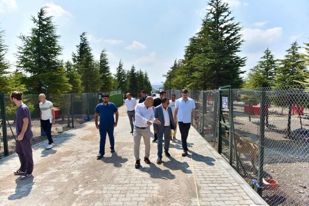 ALTIEYLÜL HAYVAN BAKIMEVİ’NDE ÇALIŞMALAR YERİNDE İNCELENDİ